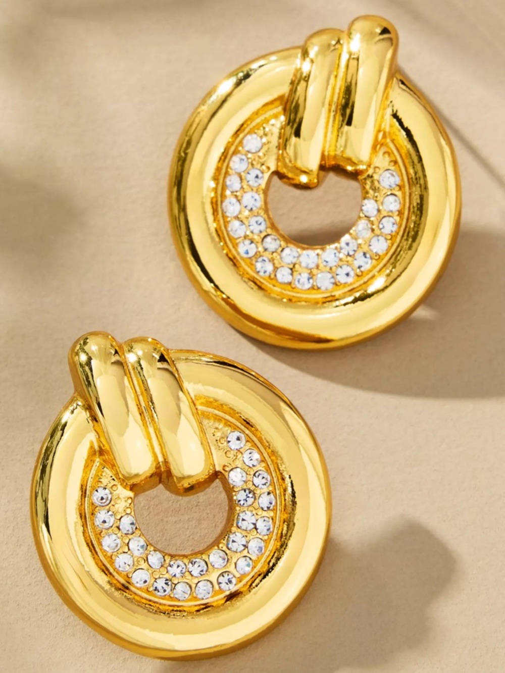 Anthropologie NIP Gold Drop Earrings
